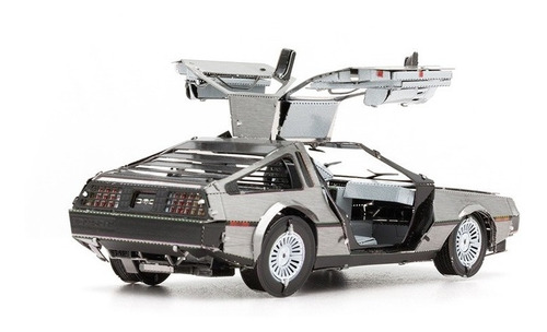3d Puzzle Metalico A Color Auto Delorean