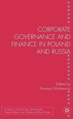 Libro Corporate Governance And Finance In Poland And Russ...