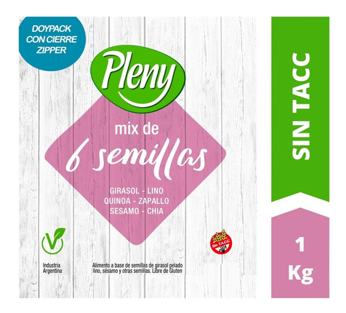 Mix De 6 Semillas X 1 Kg - Libre De Gluten Sin Tacc