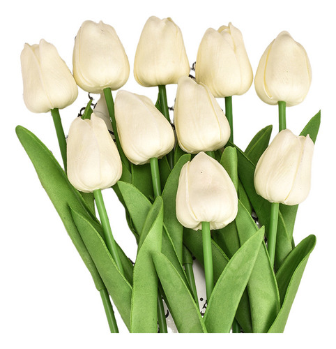 Tulipanes Falsos Real Touch Flores Artificiales 10 Pieza [u]