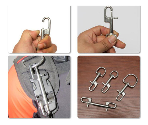 Gancho Giratório Para Olho De Mergulho, Grampo Para 120mm