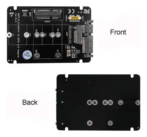(a) Adaptador Ngff (m2) Msata A Sata De 2.5 Pulgadas M2 Ngff