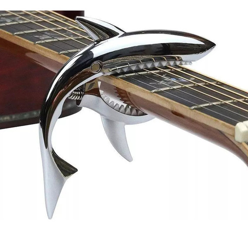 Cejilla Shark De Cambio Rápido Para Guitarra Acústica De 6 C