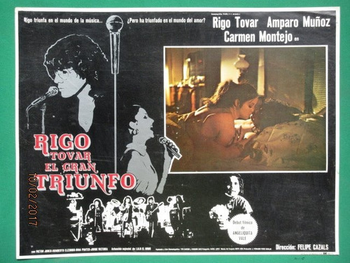 Rigo Tovar El Gran Triunfo Original Cartel De Cine 1