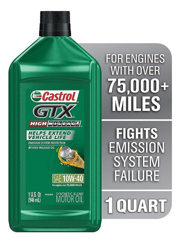 Aceite Castrol 10w40 Semi Sintético 1l Original Sellado