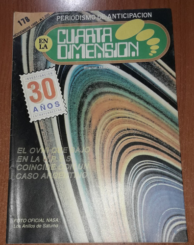 Revista Cuarta Dimension N°178   Noviembre De 1989