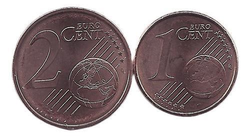 Portugal Mini Set De 1 E 2 Cents De Euro 2017 Fc (Usado)