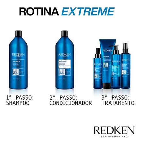 Kit Redken Extreme Shampoo Reconstrutor 1l ( 2 Un )