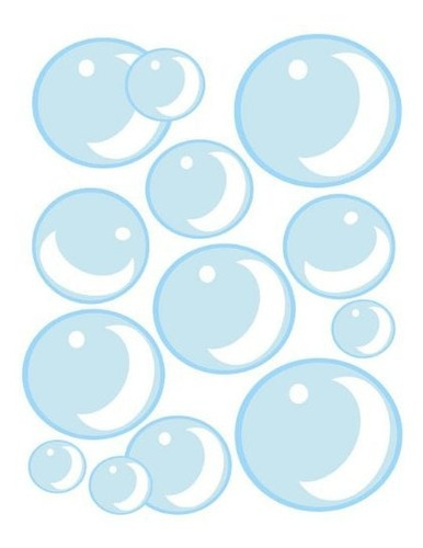 Create-a-mural: Bubble Adhesivos De Pared Lindo Burbujas De 