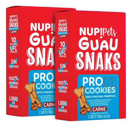 Duo Nup!pets Pro Cookies (carne)