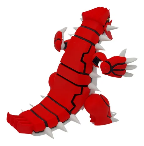 Figura Groudon Pokemon Legendario Impresion 3d