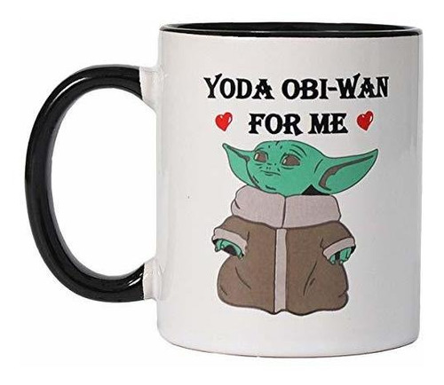 Topmeone - Taza De Café Con Diseño De Yoda Obi-wan