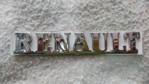 Emblema Letras Insignia Palabra Renault 