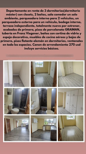 Departamento En Arriendo Sector Guambi Tababela A 5 Minutos 