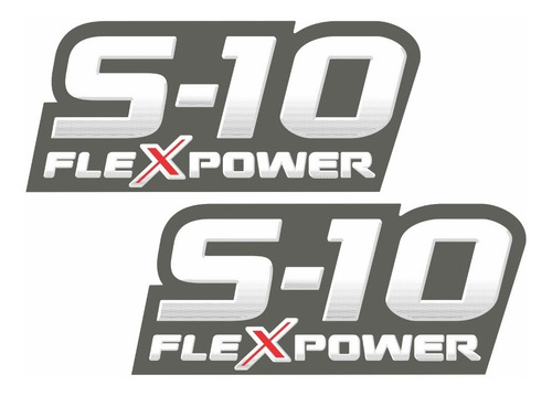 Adesivo Chevrolet S10 Rodeio 2011 Flexpower Flex Power