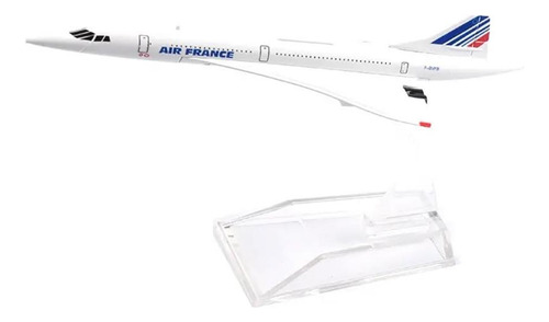 Avión Concorde Air France Escala Metal Colección Regalo...