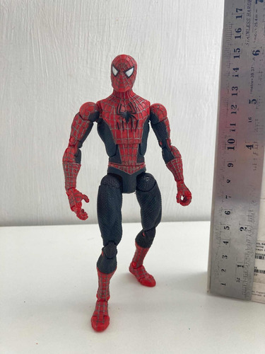 Marvel Spiderman 2 Pelicula Toybiz Artículado Red And Black