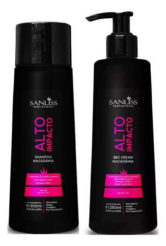 Sanliss Alto Impacto Shampoo E Bbc Cream