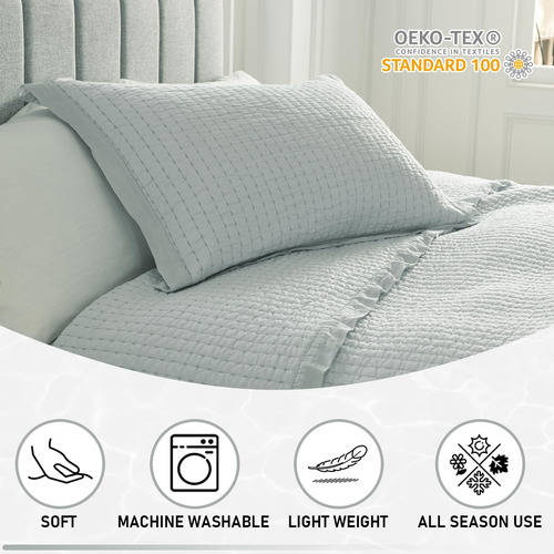 Colchas De Algodón Kaloola Queen Size, Colcha De Cama