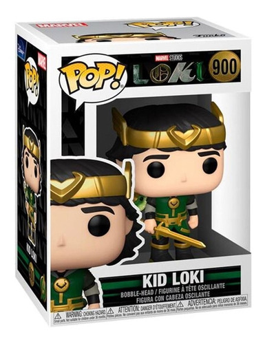 Funko Pop! Marvel: Kid Loki - Loki - Caja Maltratada #900