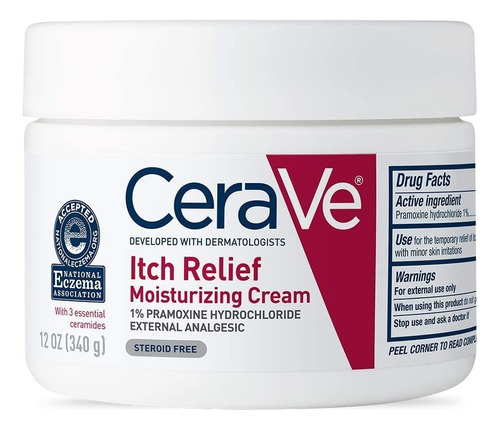  Cerave Itch Relief Moisturizing Cream Crema Hidratante 340g