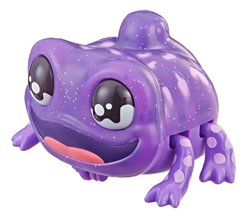 Muñeca con forma de lagarto Yellies Scalez E6119 Hasbro, color morado, 8 cm