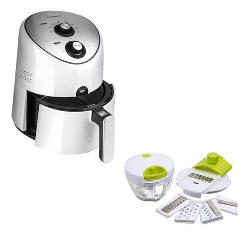 Combo Freidora 3.6l + Cortador Picador Halador Chef Master