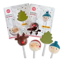 Comprar Set 2 Placa Molde Cake Paleta Navidad Chocolate Parpen 