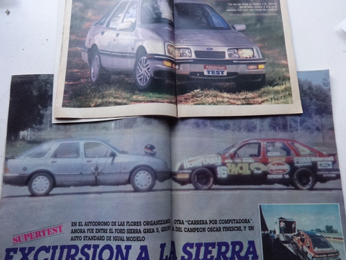 Ford Sierra Ghia S Fiat Regatta Antiguo Lote 2 Revistas