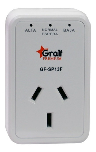 Protector Gralf Alta Baja Tensión Electro 13a 220v Gf-sp13-f