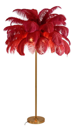 Lámpara De Pie De Plumas Para Sala De Estar Lámpara De Pie