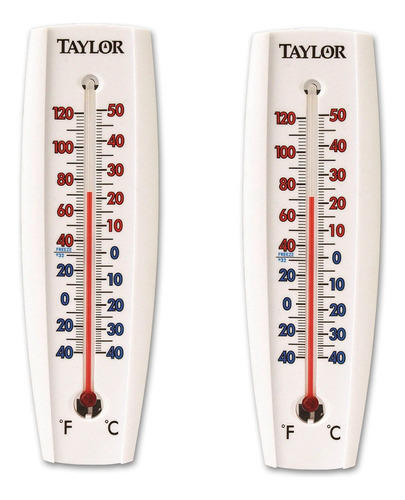 Termómetro Ambiental De Pared Taylor 5154 (2 Piezas)