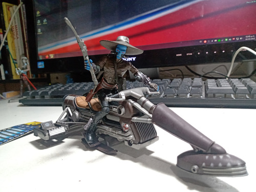 Star Wars  Cad Bane Con Speeder  Serie Clone Wars . Año 2010