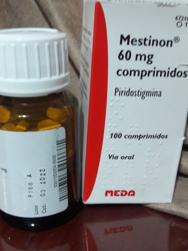 Mestinon piridostigmina 60 mg