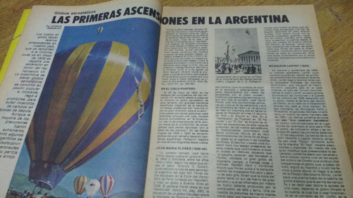 Revista  Autoclub Aca N° 126  Globos Aerostaticos  Año 1984