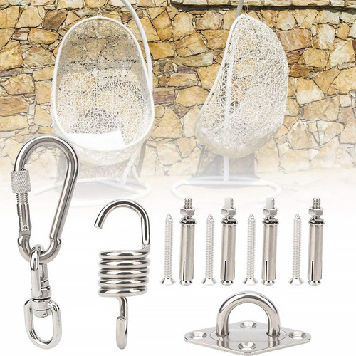 Kit De Soporte Gancho De Hamaca Giratorio De 360 Grados