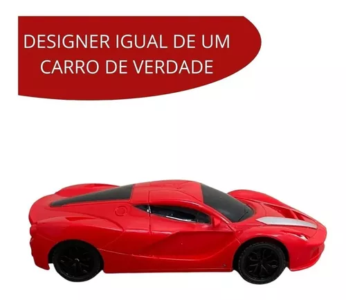 Carrinho Controle Remoto Esportivo 4 Funcoes 1:24 Vermelho