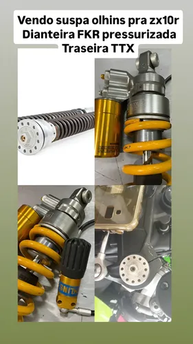Suspenção Ohlins Dianteira Pressurizada E Tr Kawasaki Zx10r