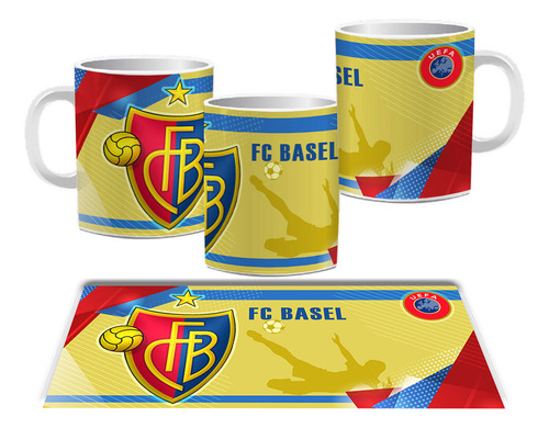 Tazon Equipos Futbol Europeo  Fc Basel  -  Printek