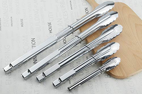 Pinzas Para Servir De Acero Inoxidable Hinmay, Para Asar, Co