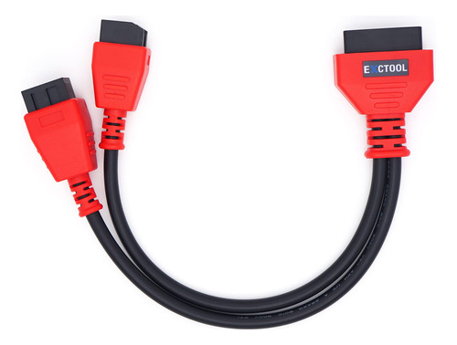 Exctool Conector De 12+8 Pines A Adaptador Obd2 Cable De Der