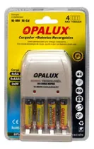 Comprar Cargador De Baterías Recargables 9v\u002Faa\u002Faaa Opalux +aaa