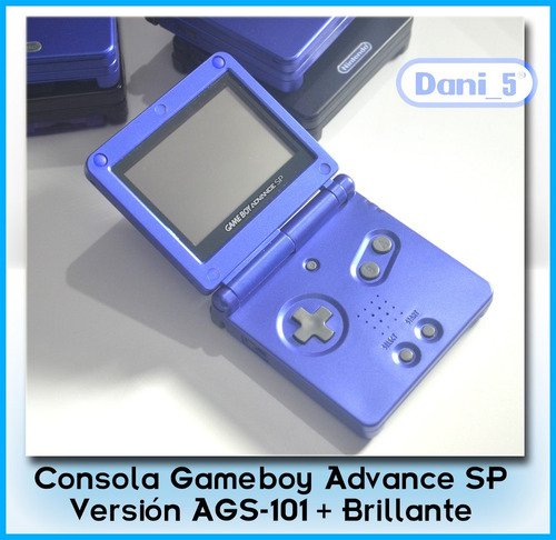 Gameboy Advance Sp Ags 101 Sin Rayas Retroiluminada +regalos