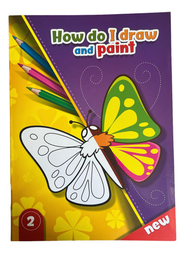 Libro Para Colorear Con Calcomanías Stikers Libro Para Niños