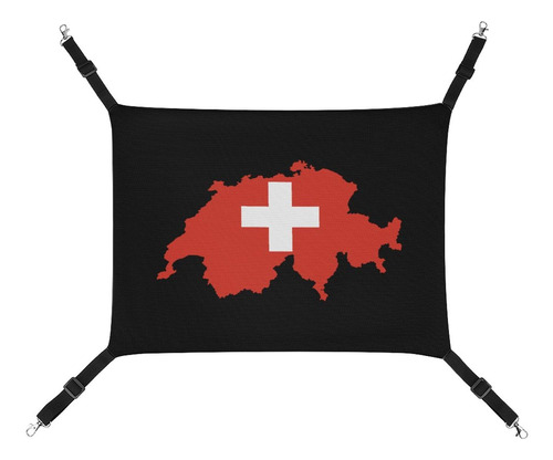 Flag Map Of Switzerland Cat Hammock Pet Cage Hammock Hangin.