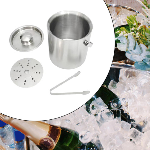 Cubo De Hielo Aislado Para Servir, Cubo De Champán Con 2.0l