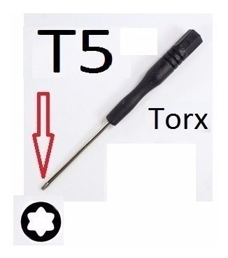 Imagem 3 de 6 de Chave Torx T5 Motorola Moto G Moto X Nokia
