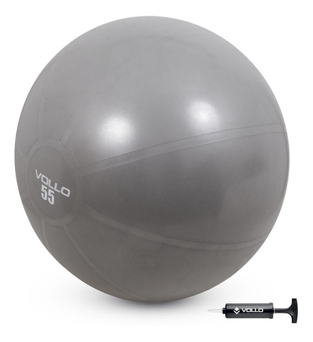 Bola Suíça Gym Ball 55cm C/bomba Yoga Abdômen - Ginastica