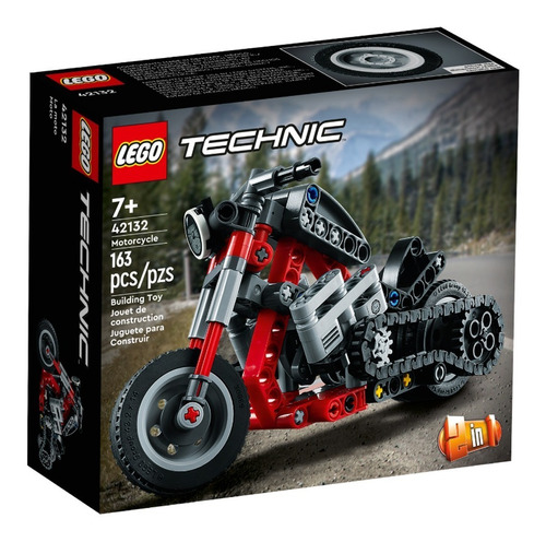 Lego Technic Motocicleta Moto Construccion 2 En 1 163 Piezas