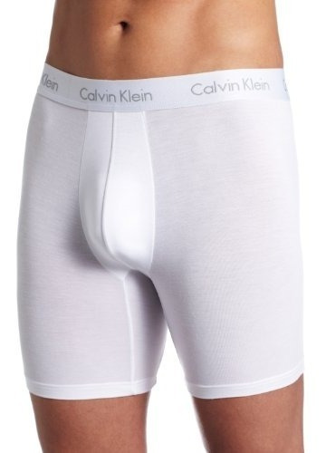 Calvin Klein Calzoncillos Hombre Modal Boxer, Blanco, Medio